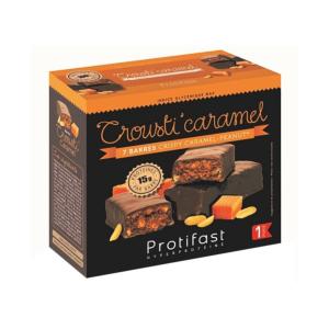 PROTIFAST Barre crousti caramel peanut 7 units